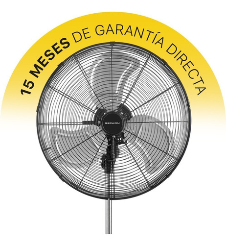 Imagen 3 de 10 de Ventilador De Pedestal Premium Uso Industrial Beckon - 50cm