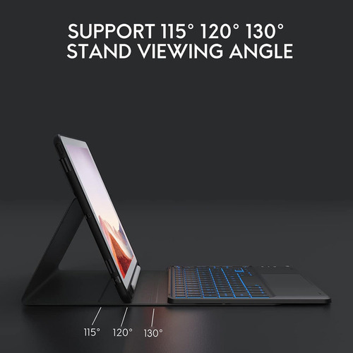 Capa Com Teclado E Mouse + Caneta Para Galaxy Tab S6 Lite