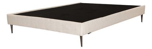 Base Cama Queen Size Dicasa Slim Avanti Beige Claro