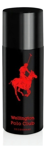 Desodorante  Polo Club -wellington Negro - Hombre X 150ml 