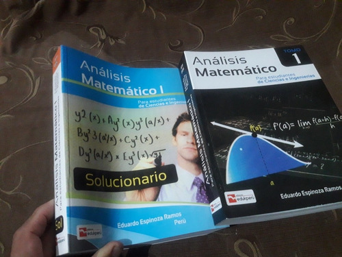Libro Análisis Matemático 1 Teoría Y Solucionario Espinoza