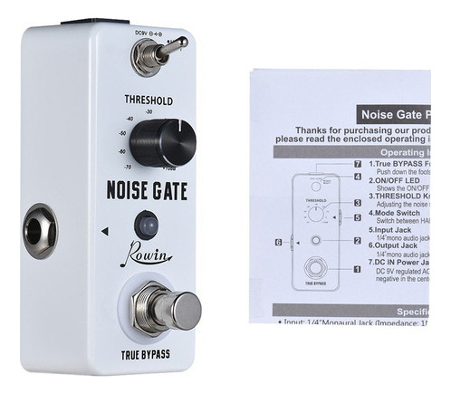 ./ Rowin Noise Gate Reductor De Ruido Pedal De Efectos De