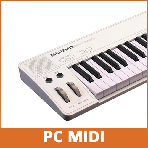 Imagen 4 de 10 de Teclado Musical Midiplus Easy Piano 49 Teclas + Cuotas