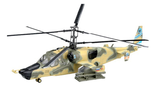 Miniatura Helicóptero Kamov Ka-50 1/72 Easy Model Ae 37022 Cor Marrom/verde