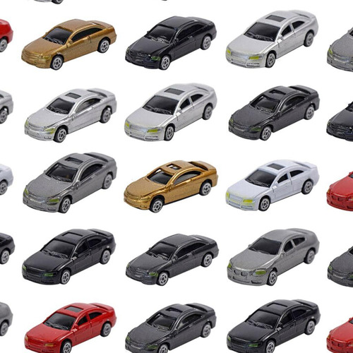 50 Piezas Escala 1/75, VehĂculos Modelo A Escala 1:75,