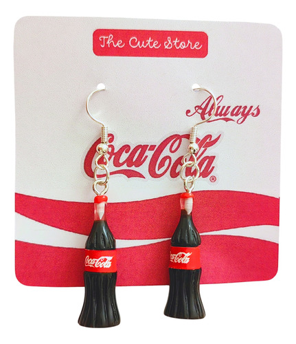 Aretes Coca-cola