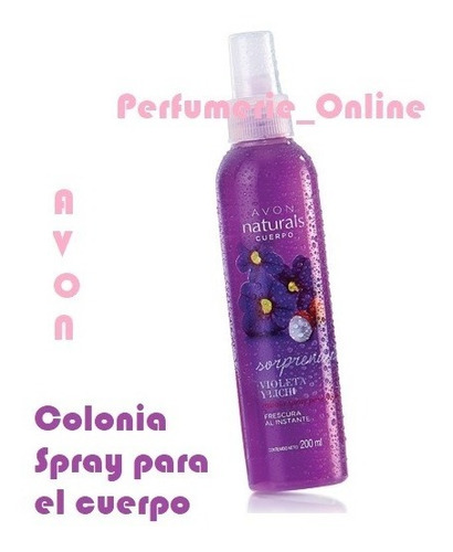 Avon Naturals Colonia Spray Corporal 200 Ml