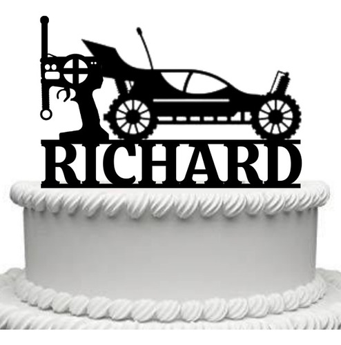 Cake Topper Adorno Torta - Autito Auto Rc Personalizado