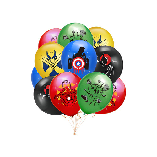 Art.fiesta Adorno Cumpleaños Cotillón Globos Avengers Heroes