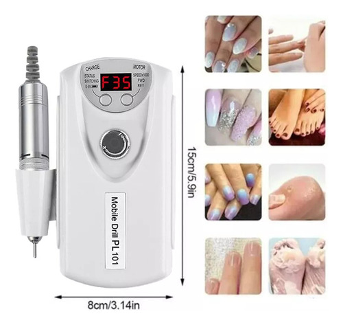Pulidor De Uñas Emery Professional 35000 Rpm