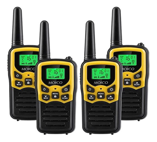 Walkie Talkies Con 22 Canales Frs, Walkie Talkies Moico Par.