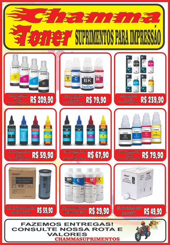 Impressora Multifuncional Canon 2110 Com Bulkink 400 Ml