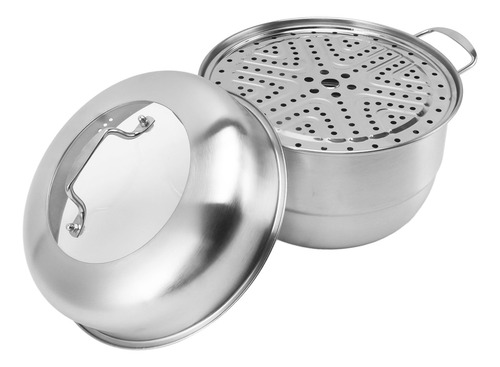 Olla De Vapor Con Asas De Acero Inoxidable En Ambos Lados