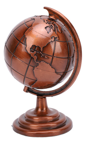 Adorno Decorativo De Metal Con Diseño De Aleación Globe Deco