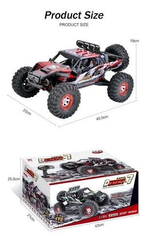 Auto Rc Buggy Rc Camioneta Rc 4x4 50km/h Fy-07 1/12 Feiyue