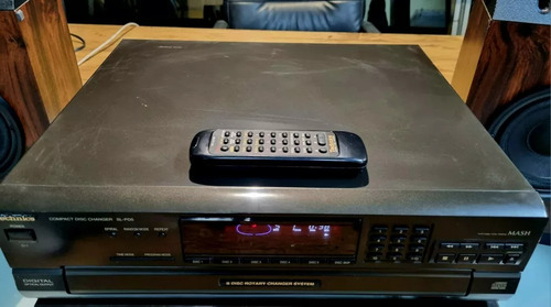 Compact Disc Player Technics Sl-pd5 Cd 5 Discos Cont Remoto (Usado)