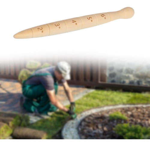 New! Dibber De Semillas De Madera Con La Mano De La Mano