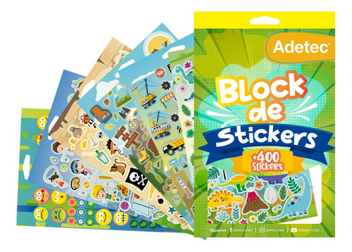Block Stickers +400 Stickers - 820