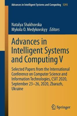 Libro Advances In Intelligent Systems And Computing V : S...