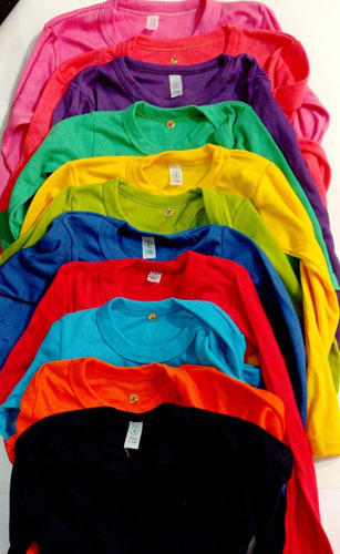 Pack 3 Camiseta 100% Algodón De Colores De Niño ( T2 A T12)