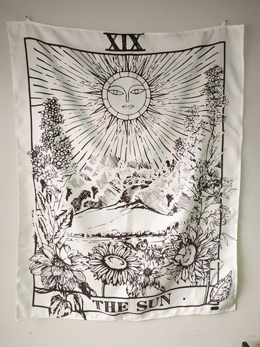 Imagen 3 de 4 de Tapiz Tarot The Sun - El Sol / Manta / Bandera - Pequeño