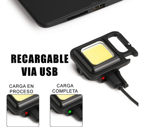 Mini Linterna Led De Bolsillo Recargable 8000 Lúmenes (Usado)