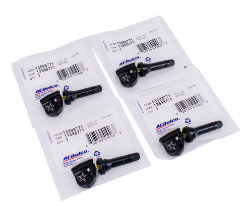 Ql1 Sensor Acdelco 13598771 Gm Tpms Original, 4 Unidades