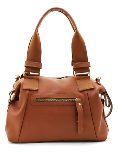 Bolsos de mujer de cuero genuino suave de alta calidad, bolsa de hardware, color dorado, marfil, bolso de cuero, correa de hombro, color chocolate, diseño de tela suave