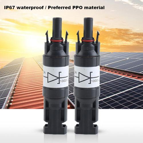 Conector Solar De 20 Piezas Con Conector Fotovoltaico Imperm