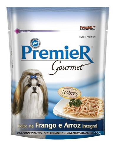 Caixa Premier Gourmet Frango E Arroz C/ 10u