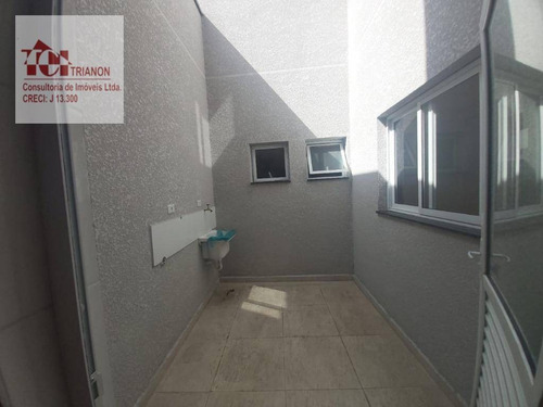 Imagem 3 de 10 de Apto Com 47 M² Total - 2 Dormitórios, 1 Vaga - À Venda Por R$ 240.000 - Vila Linda - Santo André/sp - Ap3193