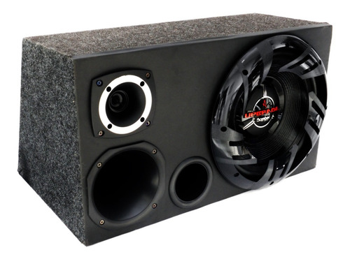 Kit Som Caixa Trio Sub Bomber + Radio + Taramps Pra Mobi