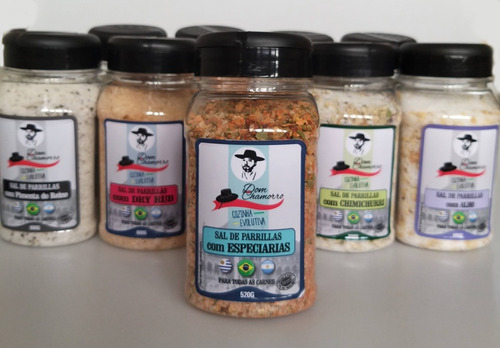 Kit Sal De Parrilla Especiarias E Pimenta/reino Dom Chamorro