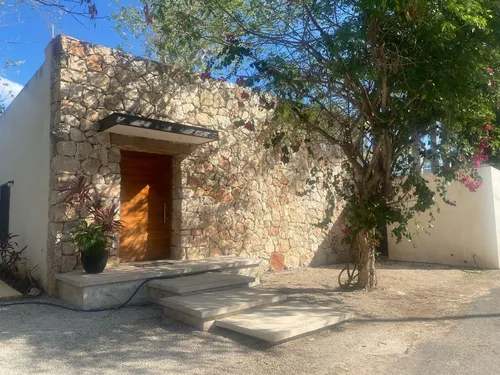 Casa Tipo Hacienda De Un Piso De 4 Recamaras En La Ceiba 2, Dzibilchaltún