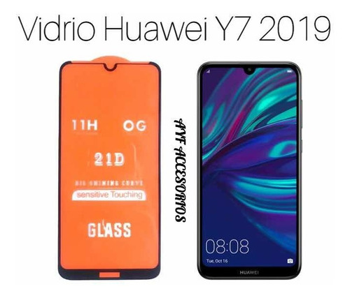 Vidrio Protector Completo Para Huawei Y7 2019