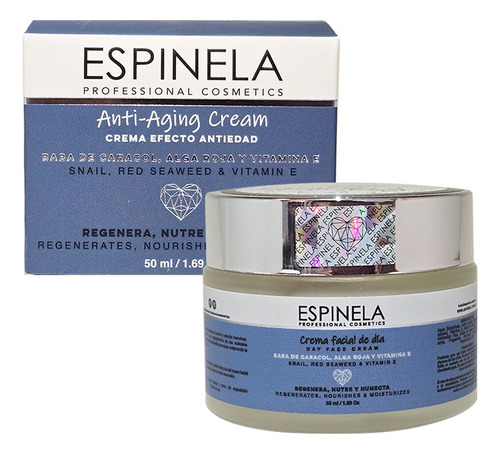 Crema Facial Humectante De Día Con Baba De Caracol Espinela Tipo de piel Todo tipo de piel