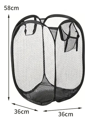 Bs 2pcs Cesta Plegable Para Almacenamiento De Ropa Sucia