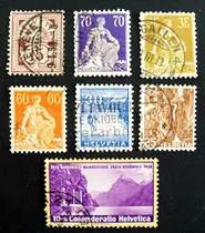 Comprar Suiza - Lote 7 Lindos Sellos Usados Altos L2298