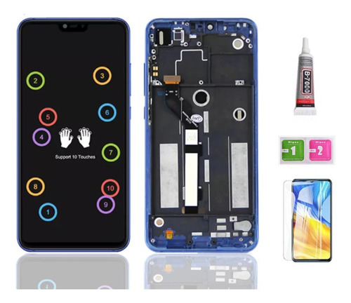 A Pantalla Lcd Con Marco Para Xiaomi Mi 8 Lite