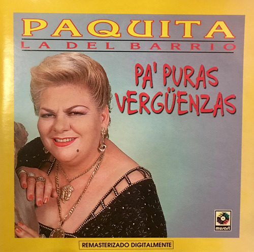 Cd Paquita La Del Barrio Pa Puras Vergüenzas - Nuevo