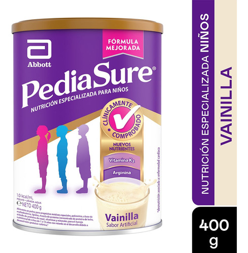 Pediasure Polvo Vainilla Lata X 400gr