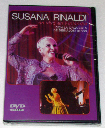 Susana Rinaldi En Vivo En Finlandia Dvd Nuevo Kktus