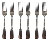 Comprar Set X 6 Tenedor De Mesa Acero Inox Volf Classic Original M