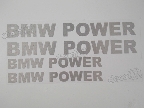 Adesivos Centro Roda Refletivo Moto Bmw Power Rd6