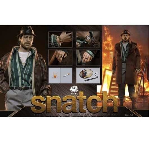 Imagen 1 de 4 de Figura Brad Pitt 1/6 Snatch Black 8 No Hot Toys Fpx