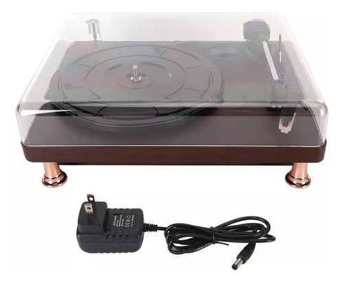 Tocadiscos De Vinilo Retro Portátil Con Bluetooth