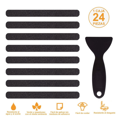 Imagen 1 de 7 de Cinta Antideslizante Tesa Transparente Para Baño