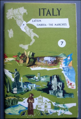 1958 Guía De Viaje Italiano De La Vendimia Y Mapas Lazio, Um