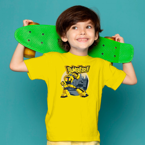 Playera Infantil Bumbleble Transformers Estilo Casual