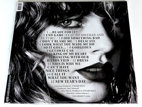 Taylor Swift Reputation Vinilo Doble Picture Disc Imp Edición Limitada